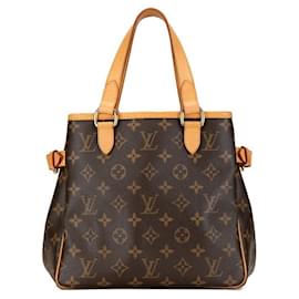 Autre Marque-Louis Vuitton Monogram Batignolles Handbag Tote M51156 Brown PVC Leather in Very Good Condition-Other