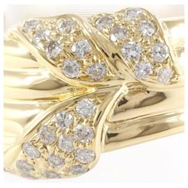 Autre Marque-K18 Yellow Gold Diamond Ring 12 in Excellent Condition-Other