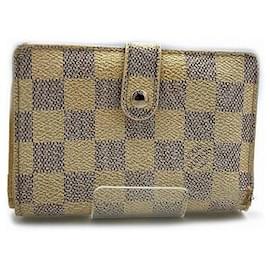 Autre Marque-Louis Vuitton Damier Azur Viennois Wallet N61676 in Fair Condition-Other