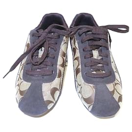 Autre Marque-Coach Signature Sneakers F0007/E12 in Good Condition-Other