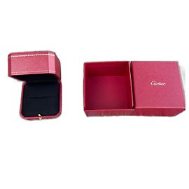 Cartier-Box für Ring Rot