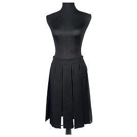 Saia plissada preta vintage Y2K Max & Co Preto