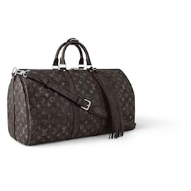 Louis Vuitton-LV Keepall leather bag 50cm-Black