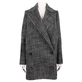 Stella Mc Cartney Abrigo de bouclé Stella McCartney Negro Blanco