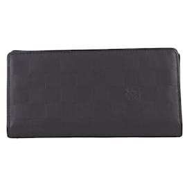 Louis Vuitton-Leather wallet-Black