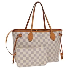 Louis Vuitton-LOUIS VUITTON Damier Azur Neverfull PM Tote Bag N41362 LV Auth 85821-Other