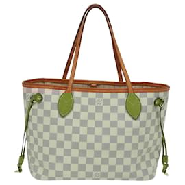 Louis Vuitton-LOUIS VUITTON Damier Azur Neverfull PM Tote Bag N41362 LV Auth 85821-Other