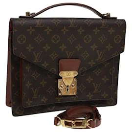 Louis Vuitton-LOUIS VUITTON Monogram Monceau 28 Hand Bag 2way M51185 LV Auth 85208-Monogram