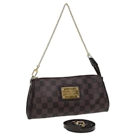 Louis Vuitton-LOUIS VUITTON Damier Ebene Eva Shoulder Bag 2way N55213 LV Auth 84860-Other