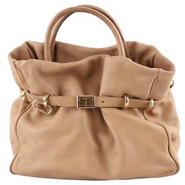 Sonia Rykiel Bolsa de couro Bege