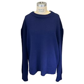 Pull en cachemire bleu Majorelle de Lanvin Bleu