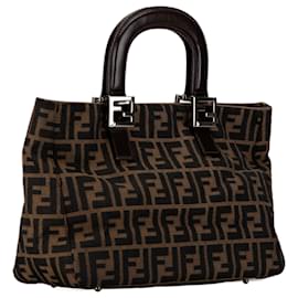 Fendi-FENDI Handbags T.  Leather-Brown