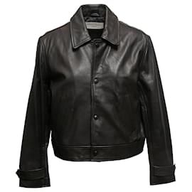 Autre Marque-Black Officine Generale Leather Jacket Size US M-Black