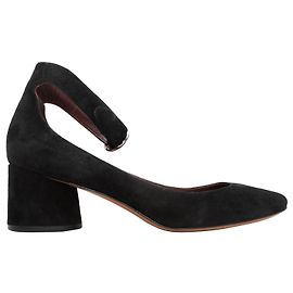 Black Marc Jacobs Suede Ankle Strap Block Heels Size 40 Black