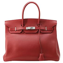 Hermès-Hermès Birkin 35-Red