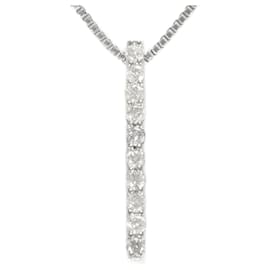 Autre Marque-PT900 PT850 Platinum Diamond Necklace in Pristine Condition-Other