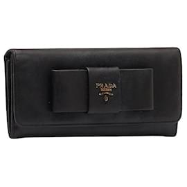 Autre Marque-Prada Saffiano Fiocco Leather Long Wallet 1M1132 in Good Condition-Other