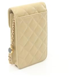 Autre Marque-Chanel Matelasse Phone Holder Leather Shoulder Bag AP3415 in Great Condition-Other