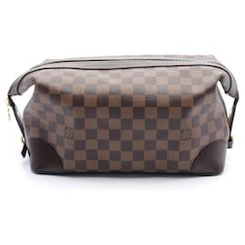 Autre Marque-Louis Vuitton Damier Ebene Vaslav Clutch Canvas Clutch Bag N41538 in Very Good Condition-Other