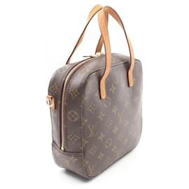 Autre Marque-Louis Vuitton Spontini Canvas Handbag M47500 in Very Good Condition-Other