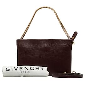 Autre Marque-Givenchy Leather Suede 2WAY Handbag Shoulder Bag in Good Condition-Other