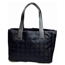 Autre Marque-Chanel Nylon Leather New Travel Line Tote PM A20457 Handbag in Great Condition-Other