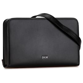 Autre Marque-Dior Leather Messenger Bag 10 BO 0211 in Very Good Condition-Other