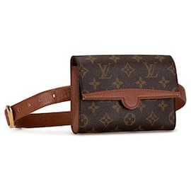 Autre Marque-Louis Vuitton Monogram Arch Waist Bag Belt Bag M51975 Brown PVC Leather in Very Good Condition-Other