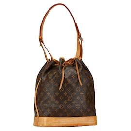 Autre Marque-Louis Vuitton Monogram Noe Shoulder Bag M42224 Brown PVC Leather in Very Good Condition-Other