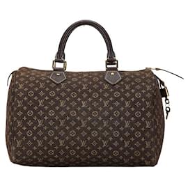 Autre Marque-Louis Vuitton Monogram Mini Lin Speedy 30 Handbag M95224-Other