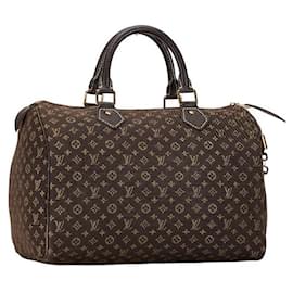 Autre Marque-Louis Vuitton Monogram Mini Lin Speedy 30 Handbag M95224 in Very Good Condition-Other