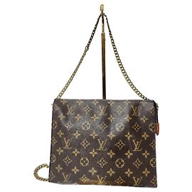 LOUIS VUITTON Monogram Toiletry Pouch Brown/Beige Brown