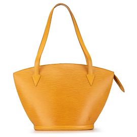 Louis Vuitton Giallo Epi Saint Jacques GM Cinghia Lunga Giallo