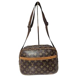 Louis Vuitton-Bolsa de Ombro Reporter Louis Vuitton Marrom/Bege-Marrom