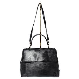 Sac à main Cluny en cuir Epi noir Louis Vuitton Noir