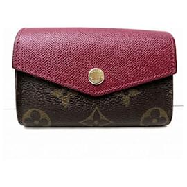 Louis Vuitton-Louis Vuitton Monogram Multicartes Sarah Card Case-Brown
