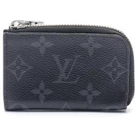Louis Vuitton-Louis Vuitton Zippy Coin Purse Canvas Coin Case-Black