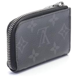 Louis Vuitton-Louis Vuitton Zippy Coin Purse Canvas Coin Case-Black