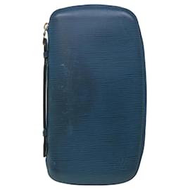 Louis Vuitton-Louis Vuitton Epi Organizer Atholl Clutch Bag Blue-Blue