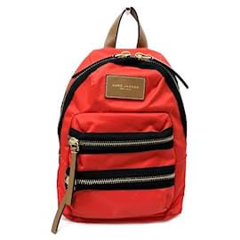 Marc Jacobs Nylon Backpack Unisex Red