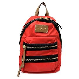 Sac à dos en nylon unisexe Marc Jacobs Rouge