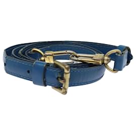 Louis Vuitton-LOUIS VUITTON Sangle d'épaule ajustable Epi 37""-44.1"" Bleue LV Auth 83967-Bleu