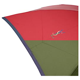 Saint Laurent-SAINT LAURENT Umbrella Nylon 2Set Red Black Auth bs15755-Black,Red