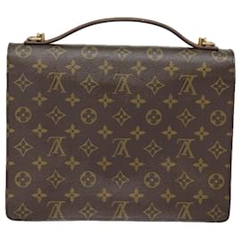 Louis Vuitton-LOUIS VUITTON Monogram Monceau 28 Hand Bag 2way M51185 LV Auth 85571-Monogram