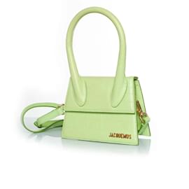 Jacquemus-Jacquemus, le chiquito moyen bag in leather-Green