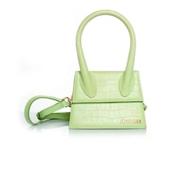 Jacquemus-Jacquemus, le chiquito moyen bag in leather-Green