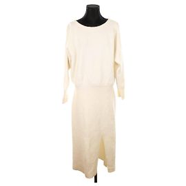 Tara Jarmon Wollkleid Weiß