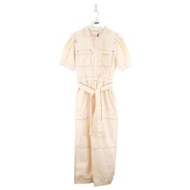 Claudie Pierlot Mono de algodón Blanco