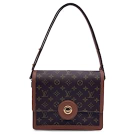 Louis Vuitton-Vintage Monogram Canvas Raspail Box Shoulder Bag-Brown