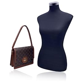 Louis Vuitton-Vintage Monogram Canvas Raspail Box Shoulder Bag-Brown